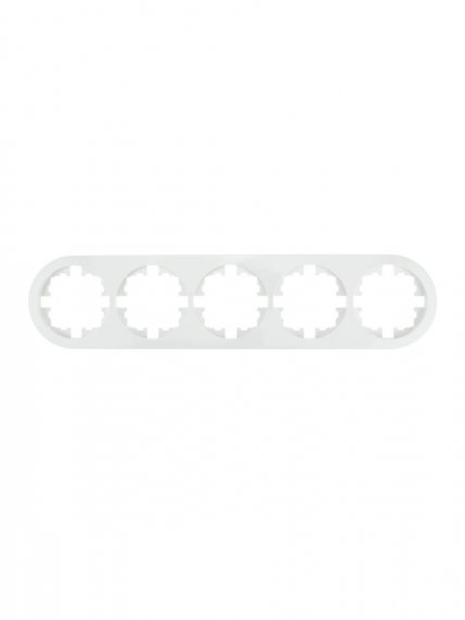 Фотография товара 'Lezard 744-0200-150 OSEN Рамка 5-ая б/вст белая круглая'