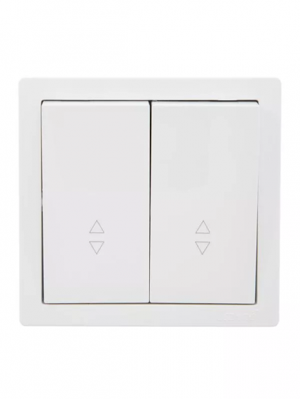 Фотография товара 'Lezard 752-0200-106 LETO Выключатель проходной двойной'