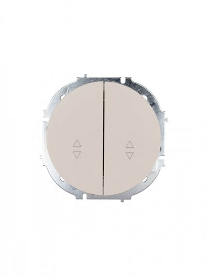 Фотография товара 'Lezard 743-9088-106 OSEN Выключатель проходной двойной слоновая кость'