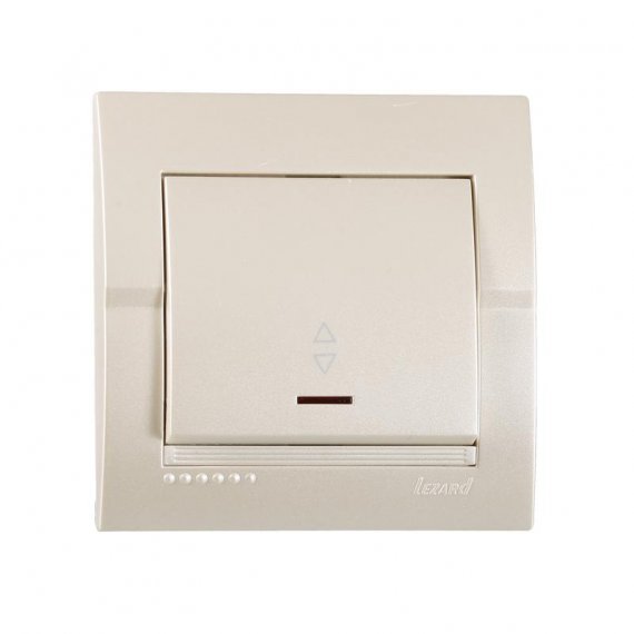 Фотография товара 'Lezard DERIY Выключатель проходной с подсветкой, 702-3030-114'