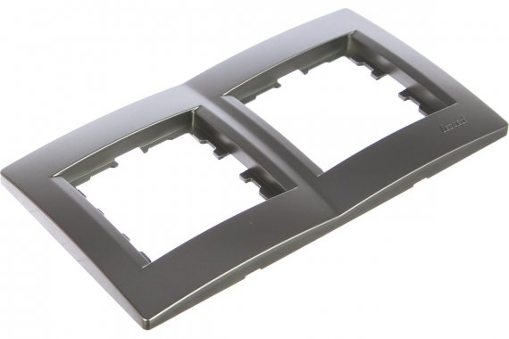 Фотография товара 'Lezard 7081-4300-147 ASTI Рамка 2-ая горизонтальная б/вст'