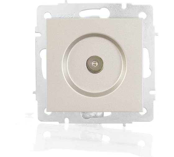 Фотография товара 'Lezard VESNA Розетка ТВ проходная, 742-3788-129'