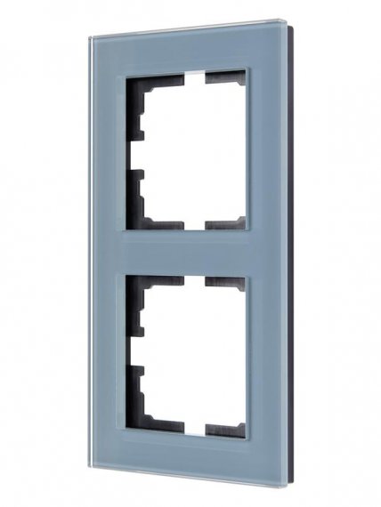 Фотография товара 'Lezard 742-7080-152 VESNA Рамка 2-ая вертикальная б/вст'
