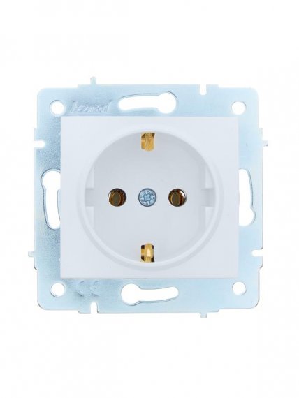 Фотография товара 'Lezard 7081-0288-122B ASTI Розетка с/з ПБТ'