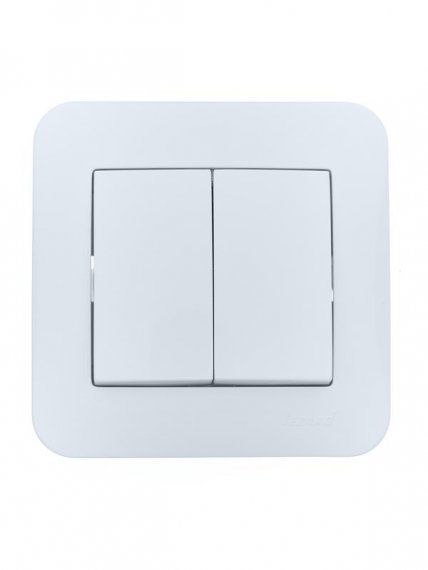 Фотография товара 'Lezard 7081-0202-101 ASTI Выключатель двойной'