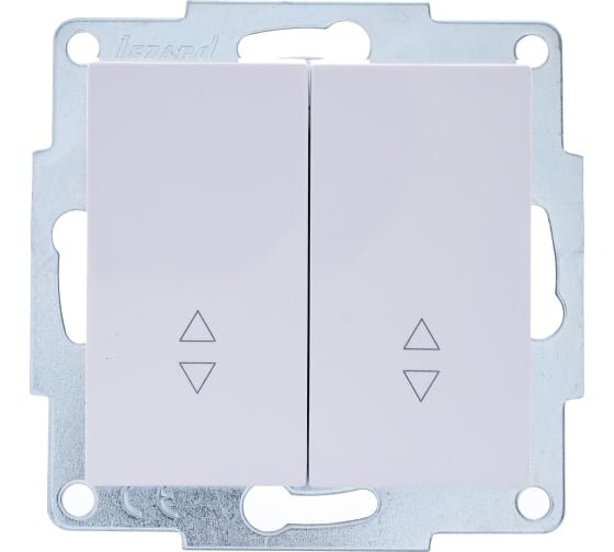 Фотография товара 'Lezard VESNA Выключатель проходной двойной, 742-0288-106'