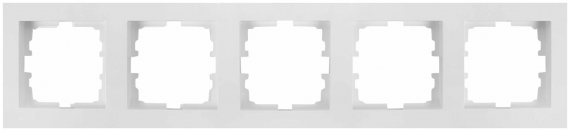 Фотография товара 'Lezard 742-4300-150 VESNA Рамка 5-ая горизонтальная б/вст'