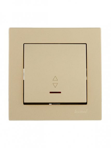 Фотография товара 'Lezard 742-3688-114 VESNA Выключатель проходной с подсветкой'