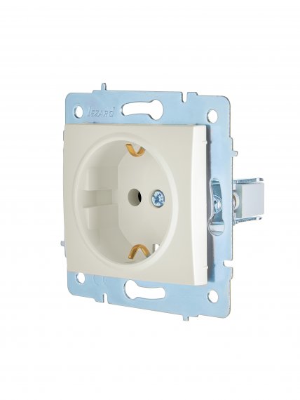 Фотография товара 'Lezard 7081-3088-122B ASTI Розетка с/з ПБТ'