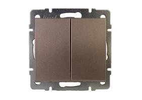 Фотография товара 'Lezard RAIN Выключатель двойной, 703-3188-101'