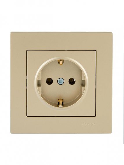 Фотография товара 'Lezard 742-3688-122B VESNA Розетка с/з ПБТ'