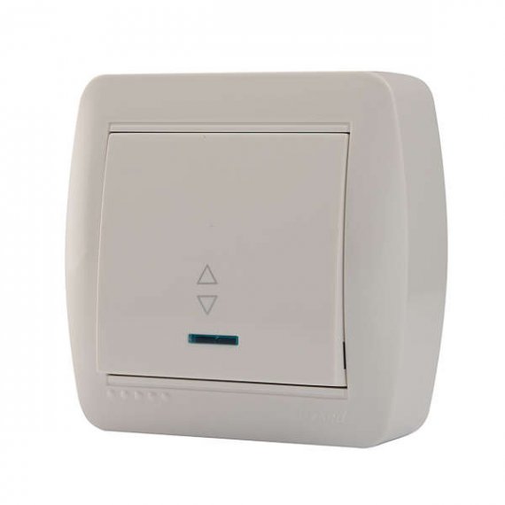 Фотография товара 'Lezard DEMET Выключатель проходной с подсветкой, 711-0200-114'