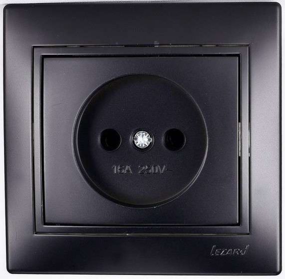 Фотография товара 'Lezard MIRA Розетка без заземления керамика, 701-4242-121'