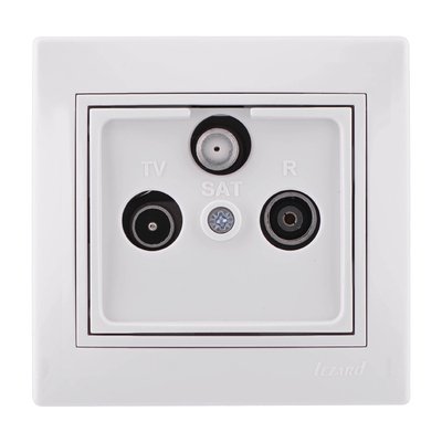 Фотография товара 'Lezard MIRA Розетка спутниковая оконечная (SAT - TV - Radio)  701-0202-135'