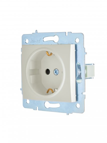 Фотография товара 'Lezard 7081-3088-124B ASTI Розетка с защитой от детей ПБТ'