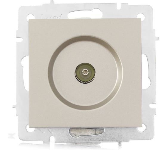 Фотография товара 'Lezard VESNA Розетка ТВ оконечная, 742-3788-130'