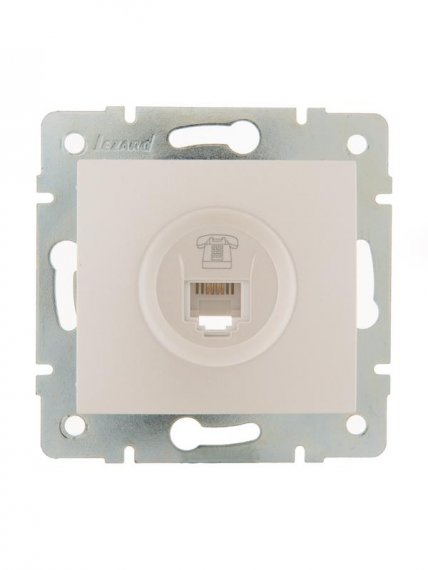 Фотография товара 'Lezard KARINA Розетка телефонная евро, 707-3088-137'