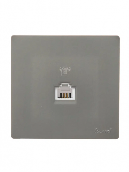 Фотография товара 'Lezard 752-3500-137 LETO Розетка телефонная евро'