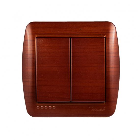 Фотография товара 'Lezard DEMET Выключатель двойной, 711-0500-101'