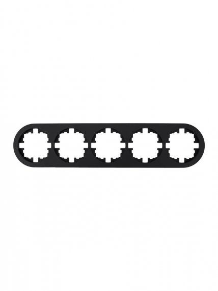 Фотография товара 'Lezard 744-4200-150 OSEN Рамка 5-а б/вст чёрный бархат круглая'