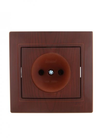 Фотография товара 'Lezard MIRA Розетка без заземления керамика, 701-0601-121'