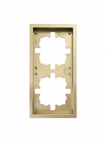 Фотография товара 'Lezard 704-3600-147 ZIMA Рамка 2-ая горизонтальная б/вст'