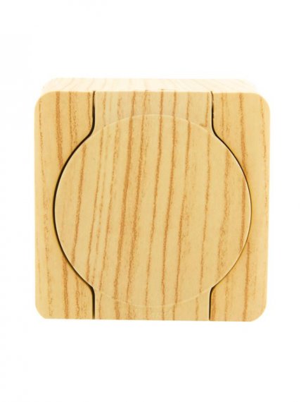 Фотография товара 'Lezard VIOLA Розетка с заземлением с крышкой керамика, 751-5200-123'