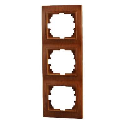 Фотография товара 'Lezard MIRA Рамка 3-ая вертикальная, 701-0801-153'