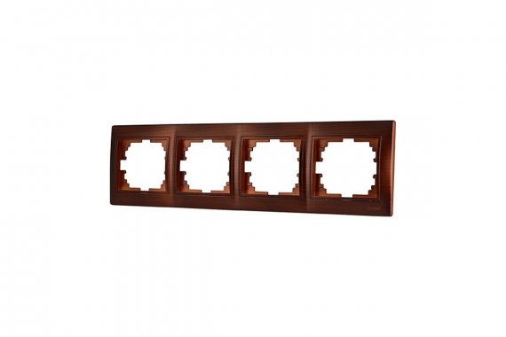 Фотография товара 'Lezard 701-0400-149 MIRA Рамка 4-ая горизонтальная маун'