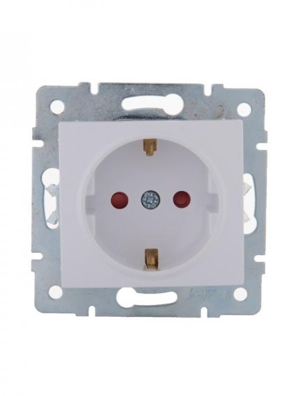 Фотография товара 'Lezard KARINA Розетка с защитой от детей керамика , 707-0288-124'