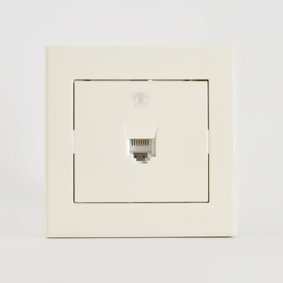 Фотография товара 'Lezard RAIN Розетка телефонная евро, 703-0303-137'