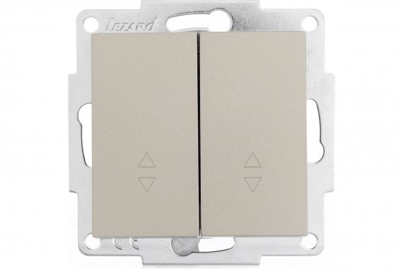 Фотография товара 'Lezard VESNA Выключатель проходной двойной, 742-3788-106'