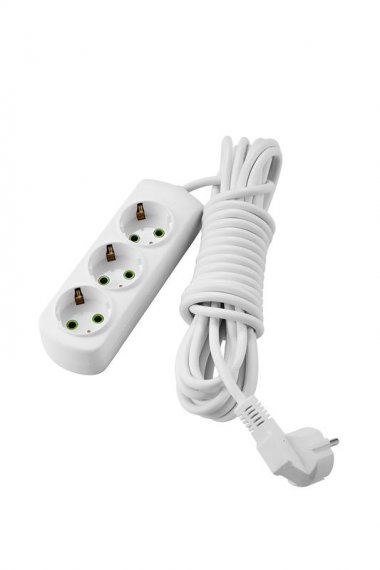 Фотография товара 'Lezard LETITIA Удлинитель с заземлением 3 входа 5 метров, 721-0305-301'