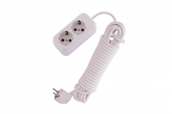 Фотография товара 'Lezard LILA Удлинитель с заземлением 2 входа 7 метров, 720-0207-201'