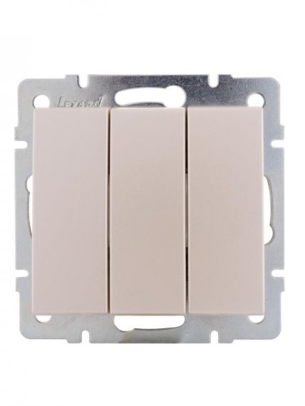 Фотография товара 'Lezard RAIN Выключатель тройной, 703-3088-109'