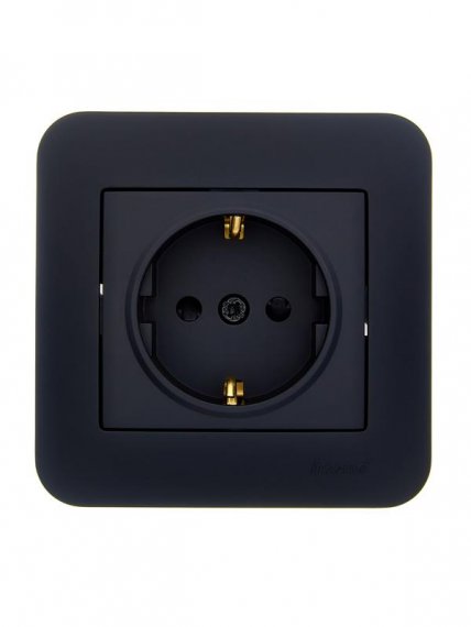 Фотография товара 'Lezard 7081-4242-124B ASTI Розетка с защитой от детей ПБТ'