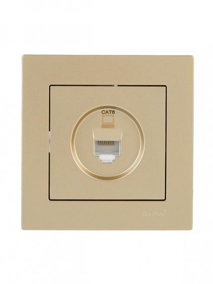 Фотография товара 'Lezard 742-3688-140 VESNA Розетка компьютерная'