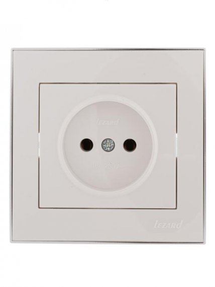 Фотография товара 'Lezard RAIN Розетка без заземления керамика, 703-0225-121'