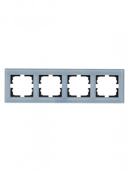 Фотография товара 'Lezard 742-7080-154 VESNA Рамка 4-ая вертикальная б/вст'