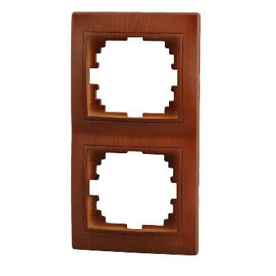 Фотография товара 'Lezard MIRA Рамка 2-ая вертикальная, 701-0801-152'