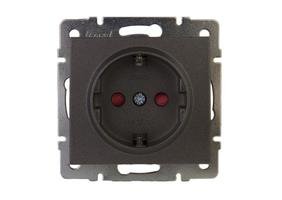 Фотография товара 'Lezard RAIN Розетка с защитой от детей керамика, 703-4188-124'