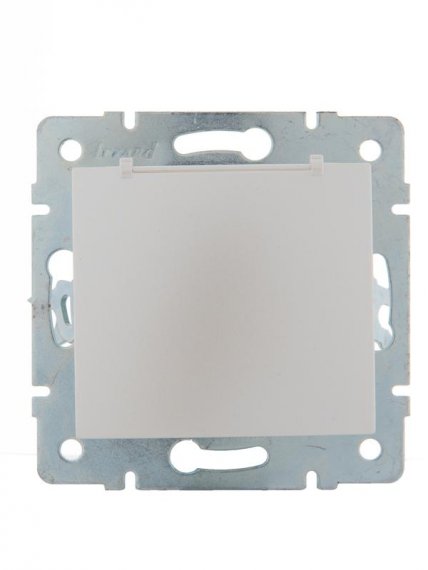 Фотография товара 'Lezard KARINA Розетка с заземлением с крышкой керамика, 707-3088-123'