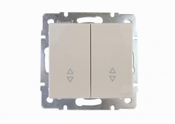 Фотография товара 'Lezard RAIN Выключатель проходной двойной, 703-0388-106'