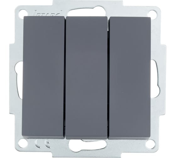 Фотография товара 'Lezard VESNA Выключатель тройной, 742-3488-109'