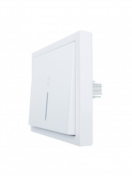 Фотография товара 'Lezard 704-0288-114QC ZIMA Выключатель проходной с подсветкой белый безвинтовой'