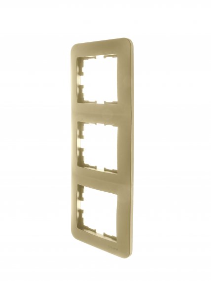 Фотография товара 'Lezard 7081-3600-153 ASTI Рамка 3-ая вертикальная б/вст'