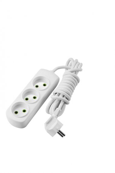 Фотография товара 'Lezard LETITIA Удлинитель с заземлением 3 входа 3 метра, 721-0303-301'