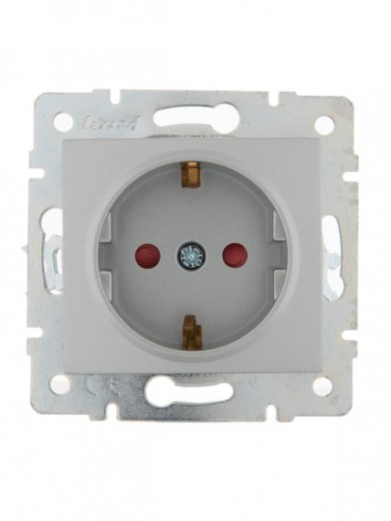 Фотография товара 'Lezard KARINA Розетка с защитой от детей керамика, 707-4388-124'