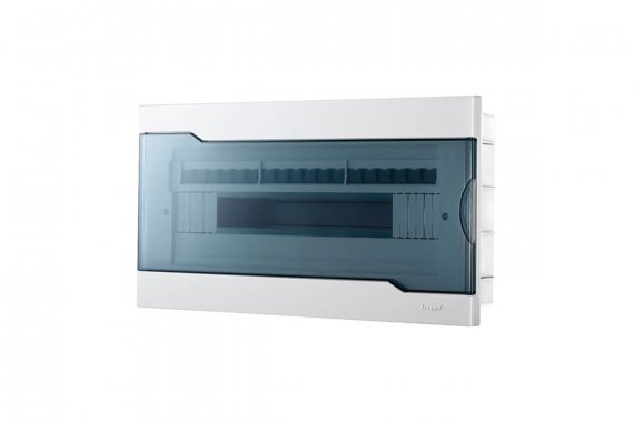 Фотография товара 'Lezard 730-1000-018 NEW Бокс с прозрачной крышкой ЩРВ-П-18 для внутр.уст.18-и модульных устройств'