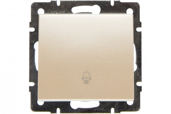 Фотография товара 'Lezard 703-3088-103 RAIN Кнопка звонка жемчужно-белый перламутр'